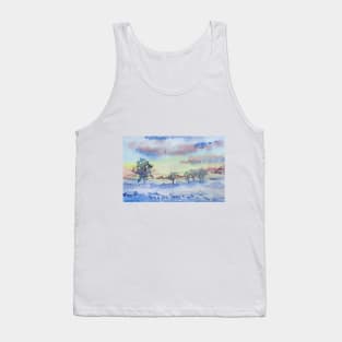 Snowy field Tank Top